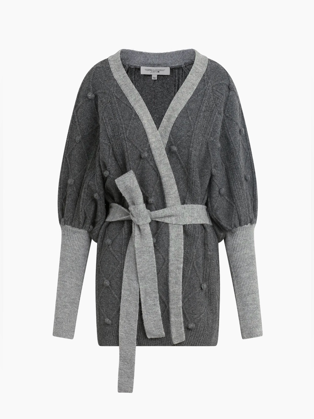 Joe's Jeans x Andrea's Lookbook James Bobble Cardigan Size XS Charcoal Heather